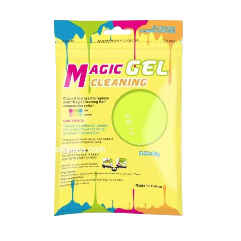 Magic sticky cleaning gel for keyboards and electronics 2-pack